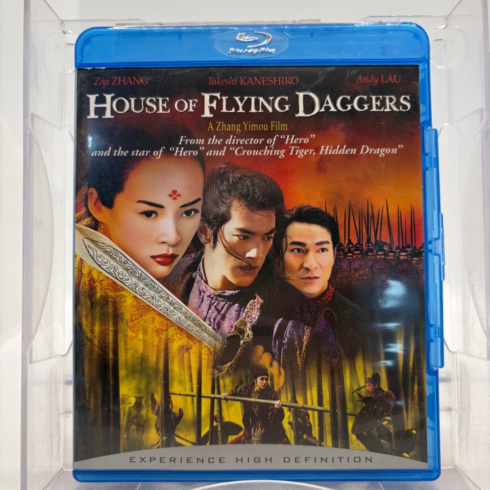 House of Flying Daggers Blu-ray Ziyi Zhang Takeshi Kaneshiro Martial Arts Movie
